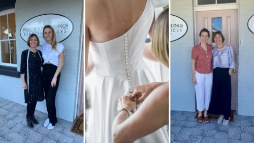 Designer 'Anne Bertossi' Talks about her 30 years creating her 'Bertossi Brides' wedding dresses. Paddington Weddings Brisbane